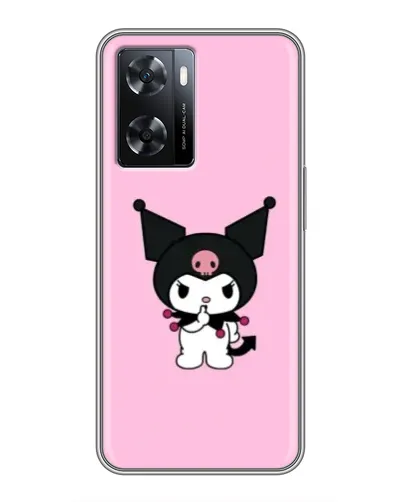 Чохол для OPPO A77 з картинкою «Kuromi — рожева ніжність»