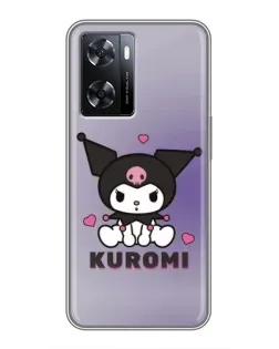 Чохол для OPPO A77 з картинкою «Kuromi — фіолетовий арт» Чохол для OPPO A77 з картинкою «Kuromi — фіолетовий арт»