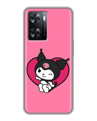 Чохол для OPPO A77 з картинкою «Kuromi — любов у серці»