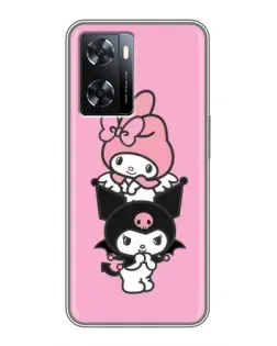 Чохол для OPPO A77 з картинкою «My Melody та Kuromi» Чохол для OPPO A77 з картинкою «My Melody та Kuromi»