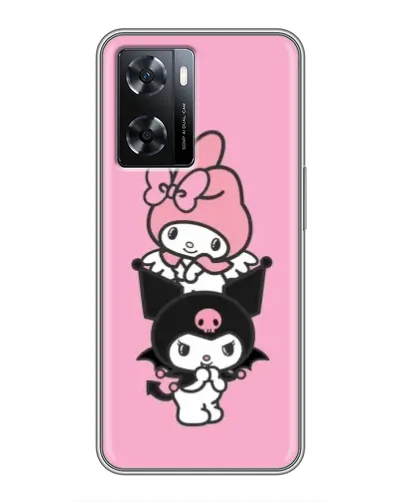 Чохол для OPPO A77 з картинкою «My Melody та Kuromi»