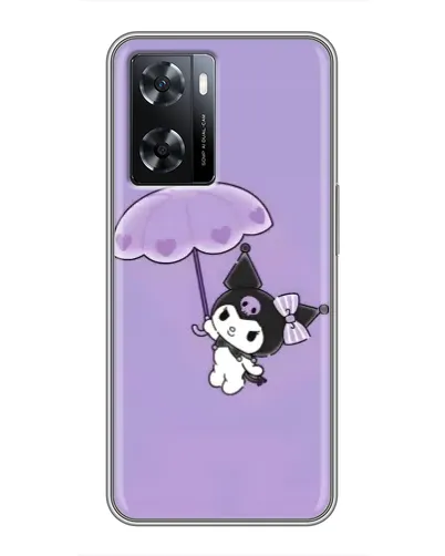 Чохол для OPPO A77 з картинкою «Kuromi з парасолькою»