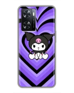 Чохол для OPPO A77 з картинкою «Kuromi та фіолетові серця» Чохол для OPPO A77 з картинкою «Kuromi та фіолетові серця»