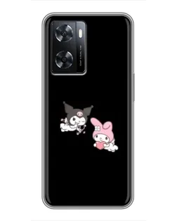 Чохол для OPPO A77 з картинкою «My Melody та Kuromi» Чохол для OPPO A77 з картинкою «My Melody та Kuromi»