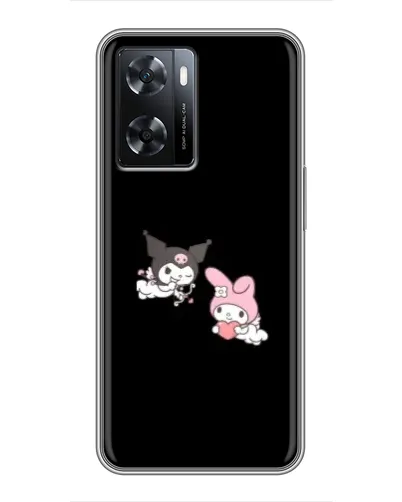 Чохол для OPPO A77 з картинкою «My Melody та Kuromi»