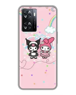 Чохол для OPPO A77 з картинкою «My Melody та Kuromi» Чохол для OPPO A77 з картинкою «My Melody та Kuromi»