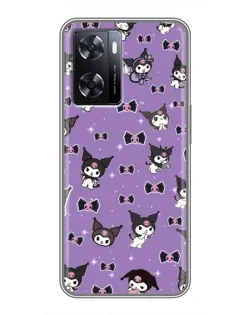 Чохол для OPPO A77 з картинкою «Kuromi — патерн» Чохол для OPPO A77 з картинкою «Kuromi — патерн»