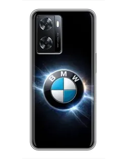Чохол для OPPO A77 з картинкою «BMW — неонове сяйво» Чохол для OPPO A77 з картинкою «BMW — неонове сяйво»
