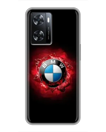 Чохол для OPPO A77 з картинкою «Логотип BMW — спалах»
