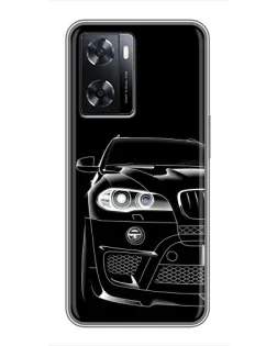 Чохол для OPPO A77 з картинкою «Темний силует BMW» Чохол для OPPO A77 з картинкою «Темний силует BMW»