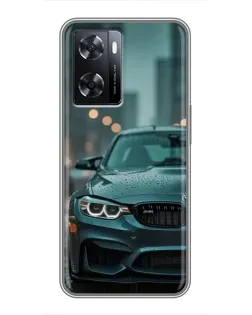 Чохол для OPPO A77 з картинкою «BMW у вогнях міста» Чохол для OPPO A77 з картинкою «BMW у вогнях міста»