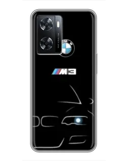 Чохол для OPPO A77 з картинкою «Мінімалістичний принт BMW M3» Чохол для OPPO A77 з картинкою «Мінімалістичний принт BMW M3»