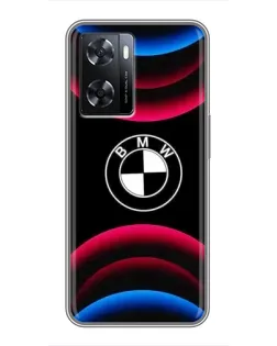 Чохол для OPPO A77 з картинкою «Логотип BMW та неонові дуги» Чохол для OPPO A77 з картинкою «Логотип BMW та неонові дуги»