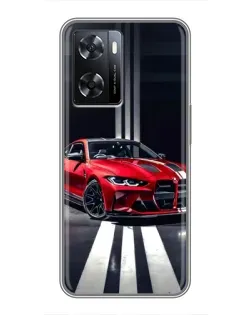 Чохол для OPPO A77 з картинкою «Червона BMW на дорозі» Чохол для OPPO A77 з картинкою «Червона BMW на дорозі»