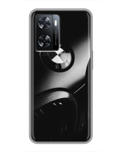 Чохол для OPPO A77 з картинкою «Емблема BMW — макро»