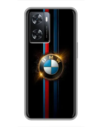 Чохол для OPPO A77 з картинкою «BMW M-Power неон»