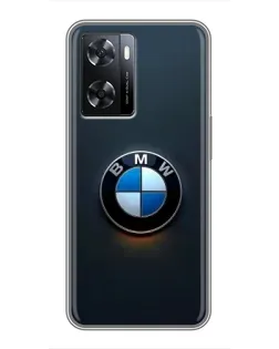 Чохол для OPPO A77 з картинкою «Логотип BMW — мінімалізм» Чохол для OPPO A77 з картинкою «Логотип BMW — мінімалізм»