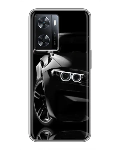Чехол для OPPO A77 с картинкой «Черная BMW — профиль» Чехол для OPPO A77 с картинкой «Черная BMW — профиль»