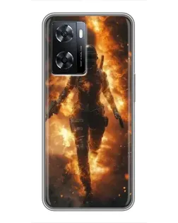 Чохол для OPPO A77 з картинкою «BMW — швидкість у дощі» Чохол для OPPO A77 з картинкою «BMW — швидкість у дощі»