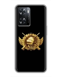 Чохол для OPPO A77 з картинкою «PUBG — помаранчевий градієнт» Чохол для OPPO A77 з картинкою «PUBG — помаранчевий градієнт»