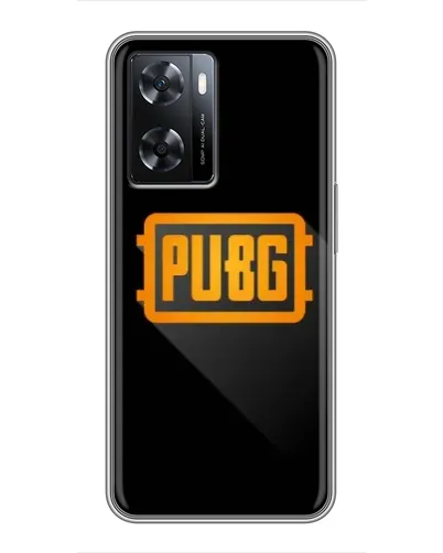 Чохол для OPPO A77 з картинкою «PUBG — рамка лого»
