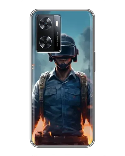 Чохол для OPPO A77 з картинкою «PUBG — реалістичний герой»