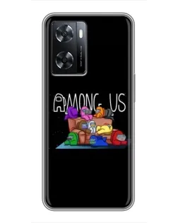 Чохол для OPPO A77 з картинкою «Логотип Among Us» Чохол для OPPO A77 з картинкою «Логотип Among Us»