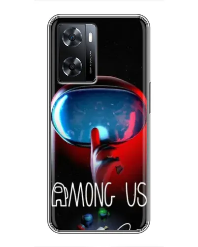 Чохол для OPPO A77 з картинкою «Червоний імпостер — макро» Чохол для OPPO A77 з картинкою «Червоний імпостер — макро»