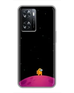 Чохол для OPPO A77 з картинкою «Самотній герой на планеті» Чохол для OPPO A77 з картинкою «Самотній герой на планеті»