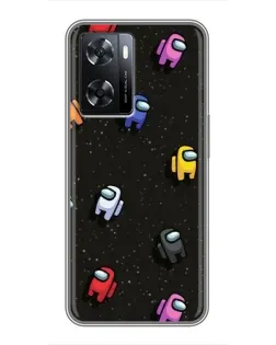 Чохол для OPPO A77 з картинкою «Космічний патерн Among Us» Чохол для OPPO A77 з картинкою «Космічний патерн Among Us»
