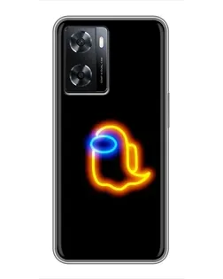Чохол для OPPO A77 з картинкою «Among Us неонове сяйво» Чохол для OPPO A77 з картинкою «Among Us неонове сяйво»