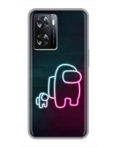 Чохол для OPPO A77 з картинкою «Among Us неон-арт» Чохол для OPPO A77 з картинкою «Among Us неон-арт»