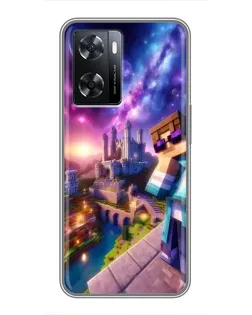 Чохол для OPPO A77 з картинкою «Стів та космос» Чохол для OPPO A77 з картинкою «Стів та космос»