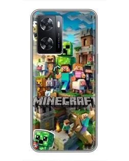 Чохол для OPPO A77 з картинкою «Замок Minecraft» Чохол для OPPO A77 з картинкою «Замок Minecraft»