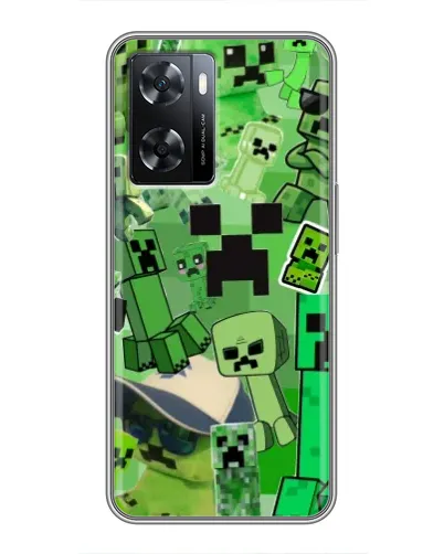Чохол для OPPO A77 з картинкою «Кріпери Minecraft» Чохол для OPPO A77 з картинкою «Кріпери Minecraft»