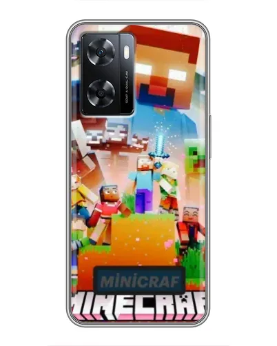 Чохол для OPPO A77 з картинкою «Minecraft герої гри» Чохол для OPPO A77 з картинкою «Minecraft герої гри»