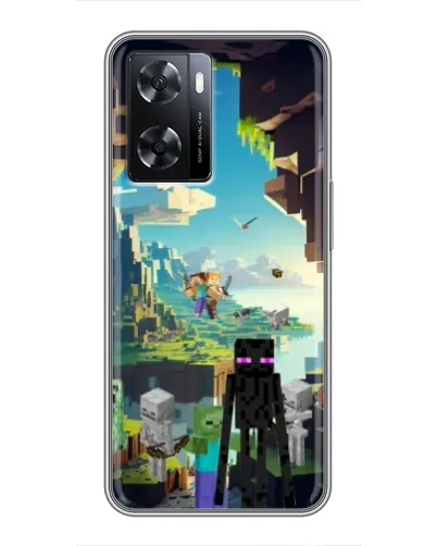 Чохол для OPPO A77 з картинкою «Ендермен у лісі» Чохол для OPPO A77 з картинкою «Ендермен у лісі»
