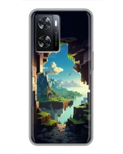 Чохол для OPPO A77 з картинкою «Вид з печери»