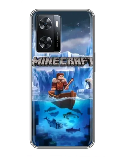 Чохол для OPPO A77 з картинкою «Minecraft льодянийсвіт» Чохол для OPPO A77 з картинкою «Minecraft льодянийсвіт»