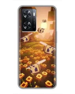 Чохол для OPPO A77 з картинкою «Поле соняшників»