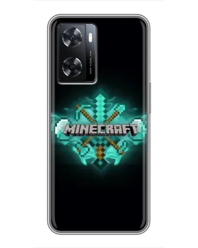 Чохол для OPPO A77 з картинкою «Minecraft Diamond лого» Чохол для OPPO A77 з картинкою «Minecraft Diamond лого»