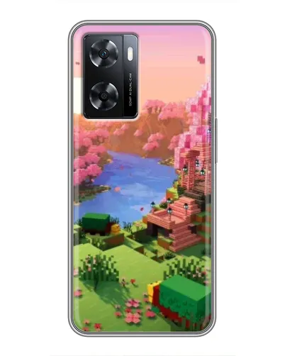 Чохол для OPPO A77 з картинкою «Рожеве дерево Minecraft» Чохол для OPPO A77 з картинкою «Рожеве дерево Minecraft»