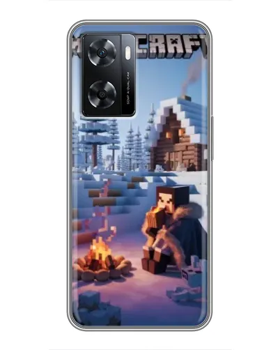 Чохол для OPPO A77 з картинкою «Зимовий Minecraft» Чохол для OPPO A77 з картинкою «Зимовий Minecraft»