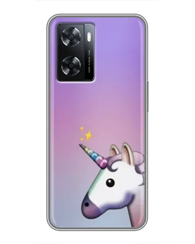 Чехол для OPPO A77 с картинкой «Единорог градиент» Чехол для OPPO A77 с картинкой «Единорог градиент»