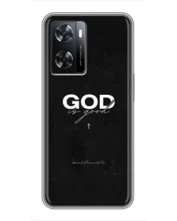 Чохол для OPPO A77 з картинкою «GOD — Бог над усім»