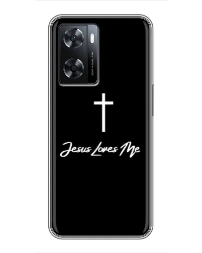 Чохол для OPPO A77 з картинкою «Ісус любить тебе»