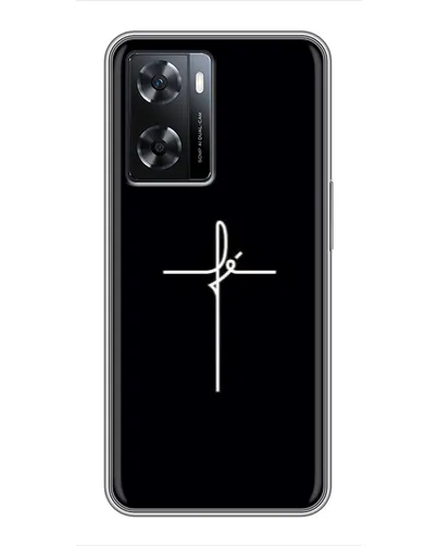 Чехол для OPPO A77 с картинкой «Тонкий крест» Чехол для OPPO A77 с картинкой «Тонкий крест»