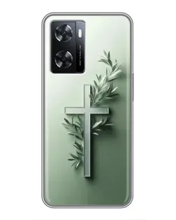 Чехол для OPPO A77 с картинкой «Оливковая ветвь»