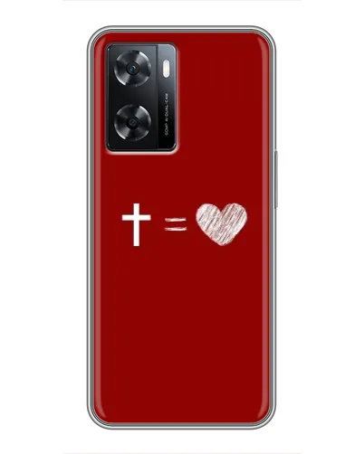 Чехол для OPPO A77 с картинкой «Уравнение любви» Чехол для OPPO A77 с картинкой «Уравнение любви»