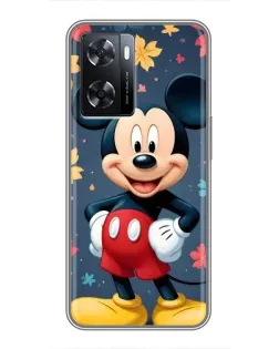 Чехол для OPPO A77 с картинкой «Осенний Mickey Mouse»